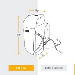 WOMEN’S TRAVEL TREKKING BACKPACK TRAVEL 900 50+6 L WITH SUITCASE OPENING -Vango Store k00098c9abe81ff0b556ccc914d17294b 1