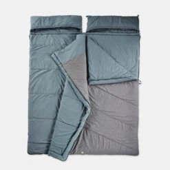 Quechua CAMPING SLEEPING BAG - ARPENAZ 0° COTTON DOUBLE -Vango Store k1b90e7e14b1debc501c7249be82a5257