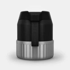 Quechua Stainless Steel Isothermal Food Box For Hiking MH500 0.8 L With Bowl Black -Vango Store k810077dc58fe1ed1dd1d9187c3550029