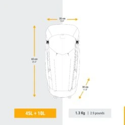 Women’s Ultralight Trekking Backpack 45+10 L -Vango Store k89aa17a85440973a5bdeb2cf73a86143