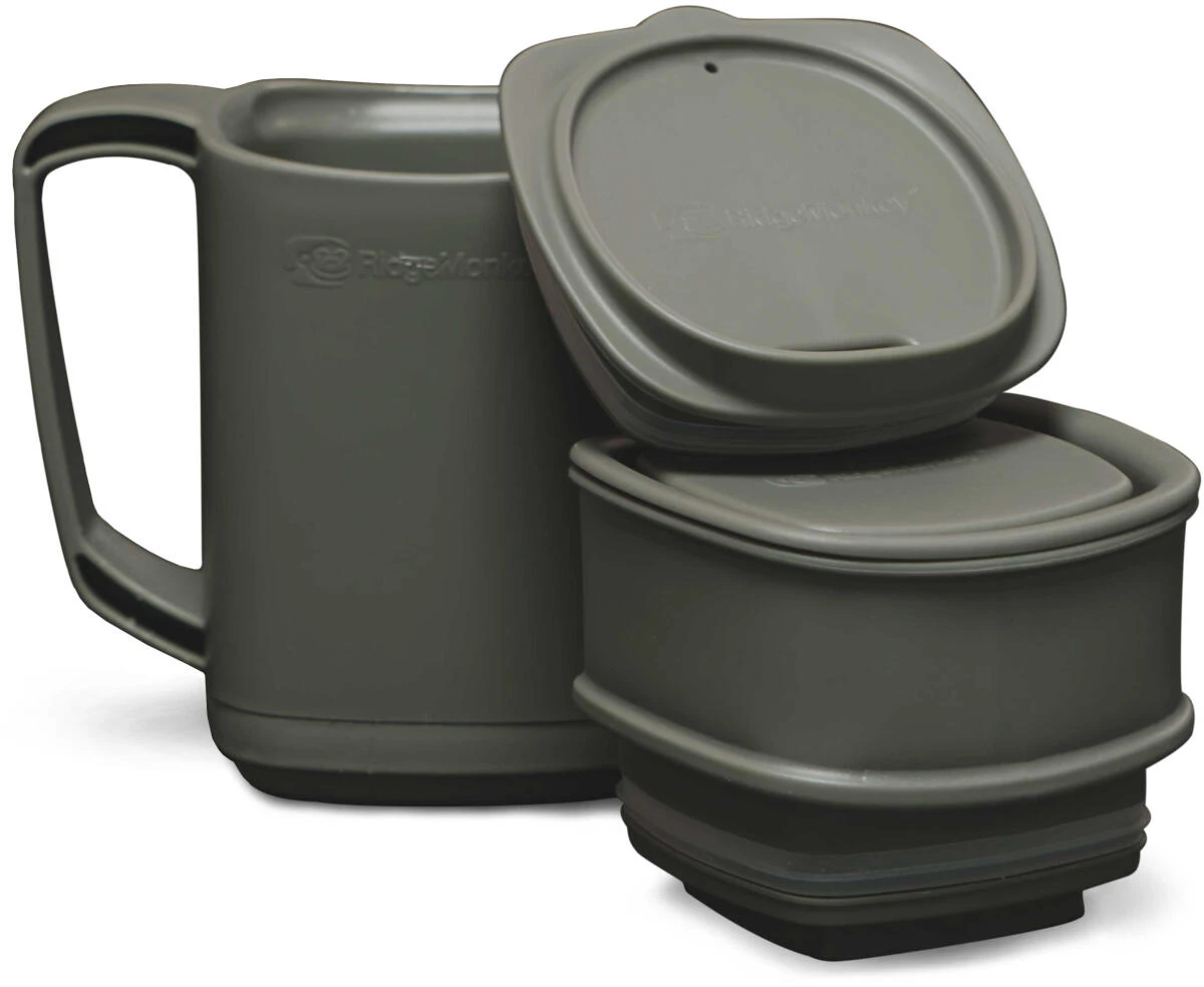 RidgeMonkey ThermoMug DLX Brew Set Green (RM419) 4 RidgeMonkey ThermoMug DLX Brew Set Green (RM419) - Image 2