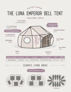 Luna Emperor Bell Tent -Vango Store kbe4402828513e30b81ff2f4a55b5bfc3