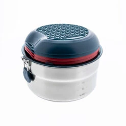 Quechua Stainless Steel Camping Cook Set -Vango Store kc0c377942eda35b6d70a0d84ba912030