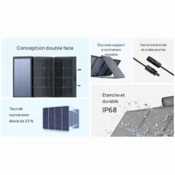 EcoFlow 220W Bifacial Portable Solar Panel -Vango Store kcf2ed7bf7361314deacf7151415c8b89