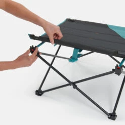 Quechua LOW FOLDING CAMPING TABLE MH100 Grey -Vango Store ke3174b1a935714b65fc9871b034221d1