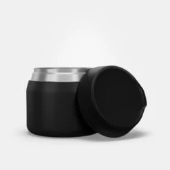 Quechua Stainless Steel Isothermal Food Box For Hiking MH500 0.5 L Black -Vango Store kecf07f6b93c0658ae7112180b355b89a