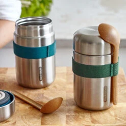 Black+Blum Food Flask 400ml Ocean -Vango Store kfb2bb3866363e777685a018f81f2dc42