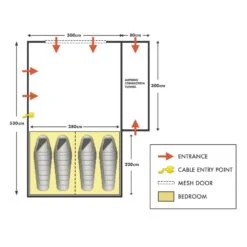 Motordome Sleeper Lite Quick Pitch 4 Man Drive Away Awning -Vango Store kfcea46424f42c86ff1c5272156bfbd60