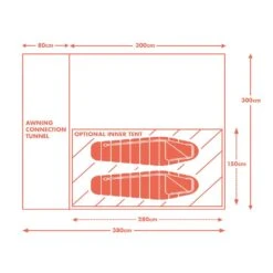 Kamper Compact Pole & Sleeve Driveaway Campervan Awning -Vango Store kff9b410ba64a3f14bc2e36987da7a64f
